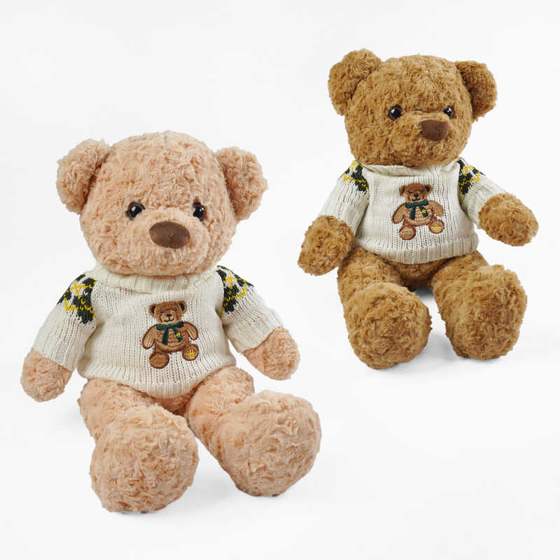 М`яка іграшка M 18117 (40)  “Ведмедик”, 2 кольори, висота 52 см, синтепоновий наповнювач