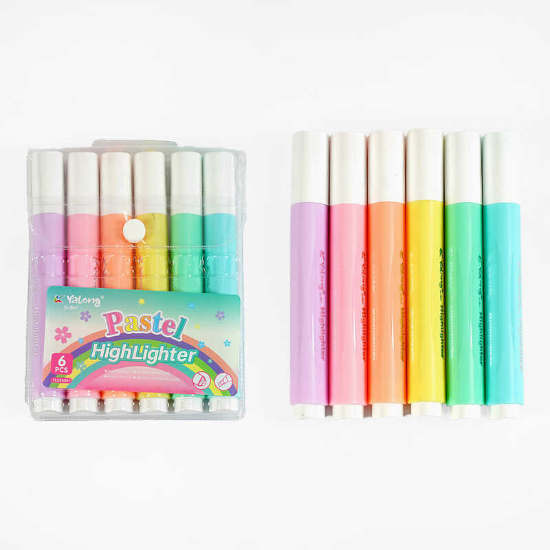 Фломастери С 62149 (864) 6 кольорів, у слюді