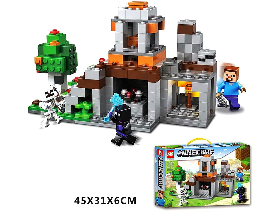 Конструктор 82002 «Minecraft» , 329 дет. , споруда , фігурки , коробка