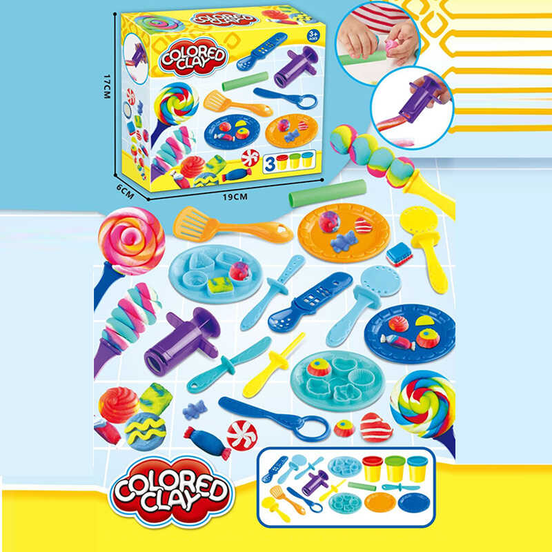 Тісто для ліплення 8825 (96/2) форми для ліплення, пластилін, в коробці