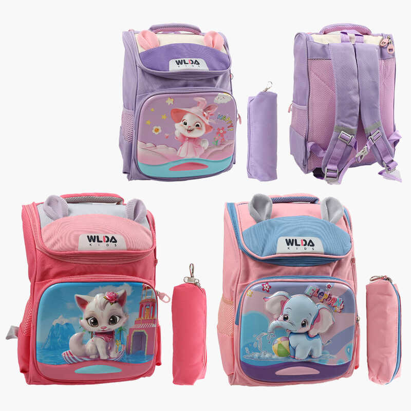 Рюкзак C 72914 (120) розмір: 29х17х40 см, 1 відділення, 3 кишені, регульовані лямки, на блискавці, в пакеті,  ВИДАЄТЬСЯ ТІЛЬКИ МІКС ВИДІВ