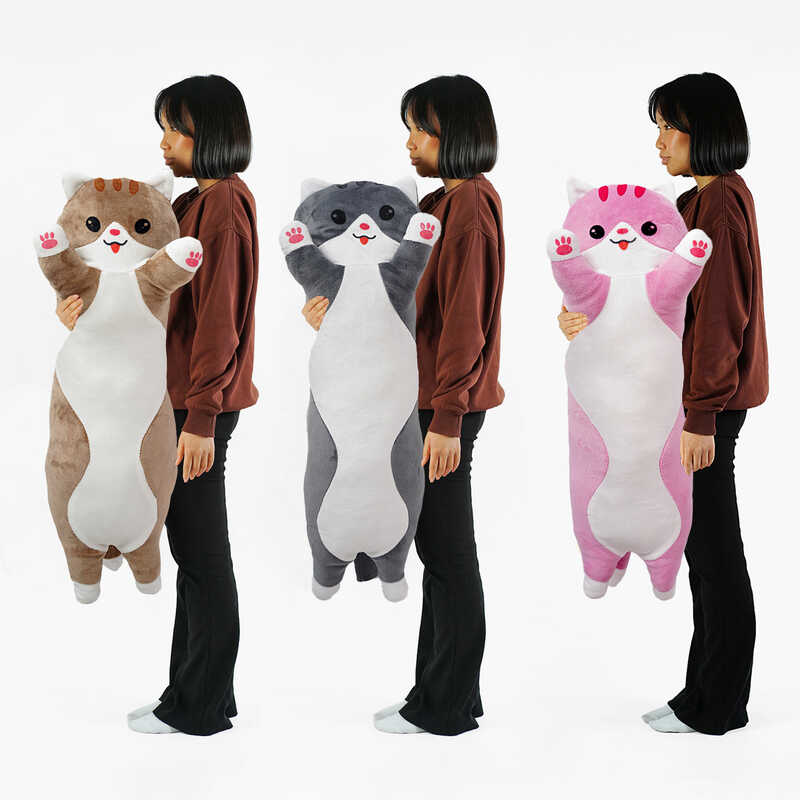 гр М`яка іграшка "Кіт Батон" К12661  (1) довжина 110 см, у пакеті ВИДАЄТЬСЯ МІКС ВИДІВ