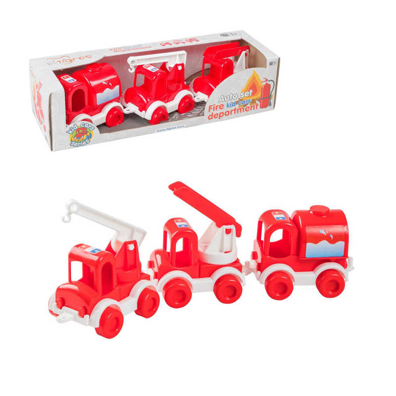 гр Набір машинок "Kids cars" 39547 (32) "Tigres", "Пожежна техніка", в коробці