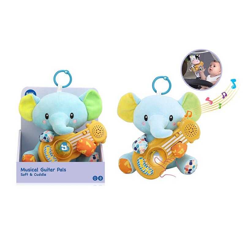 Музична іграшка 1948-3 (36) тваринка рухає лапкою, підсвічування, мелодії, кільце-фіксатор, в коробці