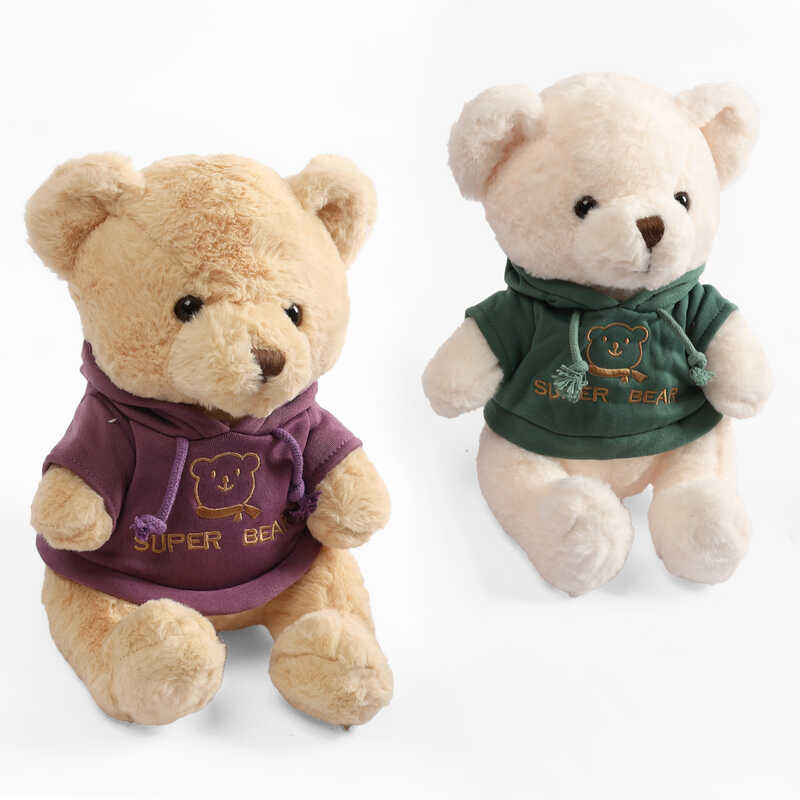 М`яка іграшка M 18510 (80) 2 кольори, “Ведмедик”, висота: 30 см, ВИДАЄТЬСЯ МІКС