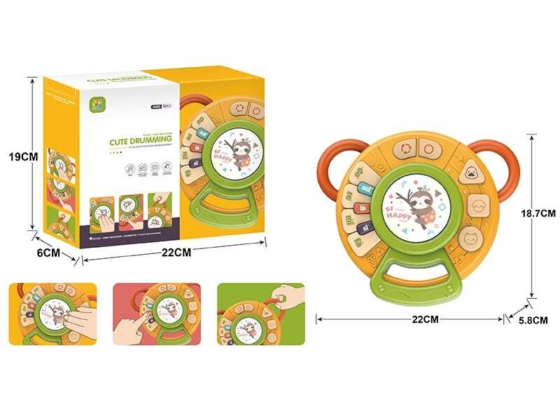 Піаніно 3039 (60) підсвічування, 3 режими, піаніно, пісні англійською, мелодії, звуки тварин, фрази англійською, фігури, в коробці