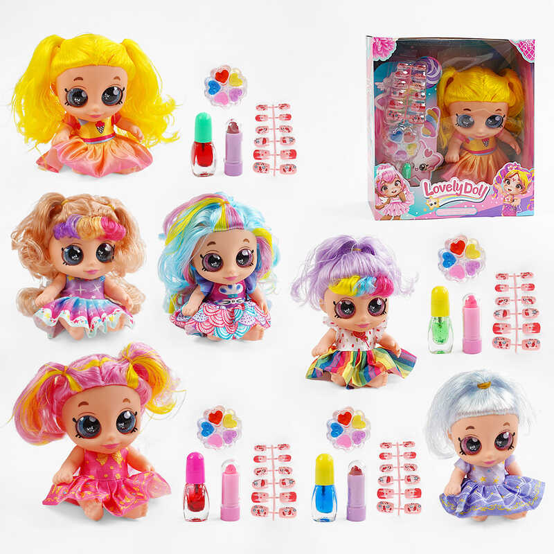 Лялька 213 C1 (72/2) 6 видів, висота 18 см, підсвічування, весела пісенька, знімний одяг, аксесуари, в коробці, ВИДАЄТЬСЯ ТІЛЬКИ МІКС ВИДІВ