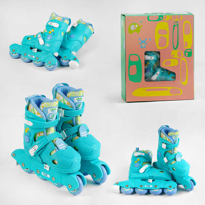 Ролики 76933-XS розмір 26-29 (6) колір СИНІЙ, колеса PU, устілка – 15-16.5 см, d колес – 6 см, в коробці