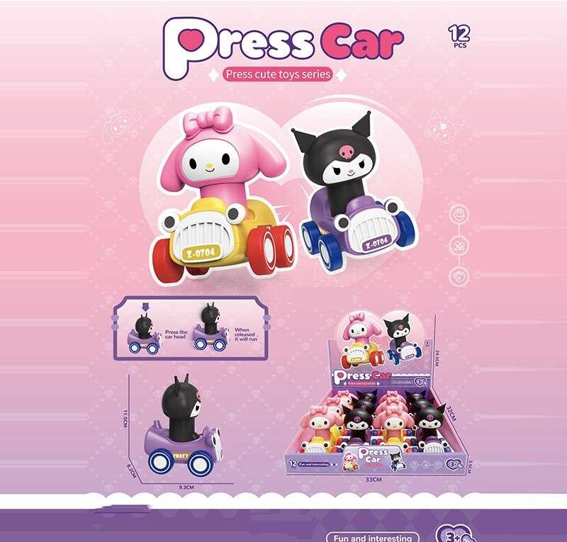 Набір машинок D 006-1 A (18) ЦІНА ЗА 12 ШТУК В БЛОЦІ, герої, інерція, тріскачка, голови обертаються, гумові колеса, в коробці