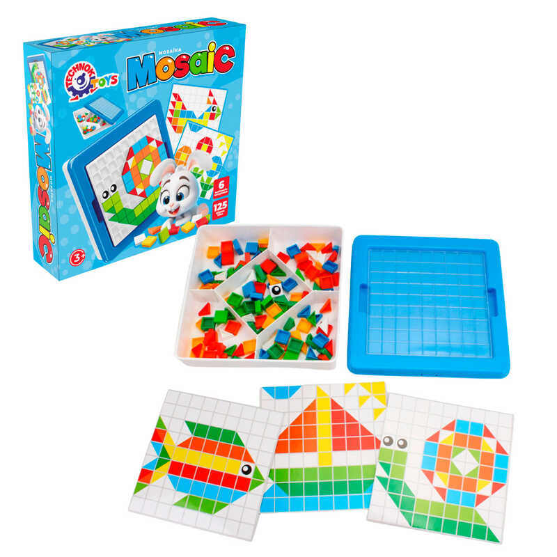 гр Мозаїка 2215 (6) "Technok Toys", 125 фішок, в коробці