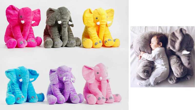 М'яка іграшка M 47430 (36) ВИДАЄТЬСЯ ТІЛЬКИ МІКС ВИДІВ, 6 кольорів, слоник, 48 см