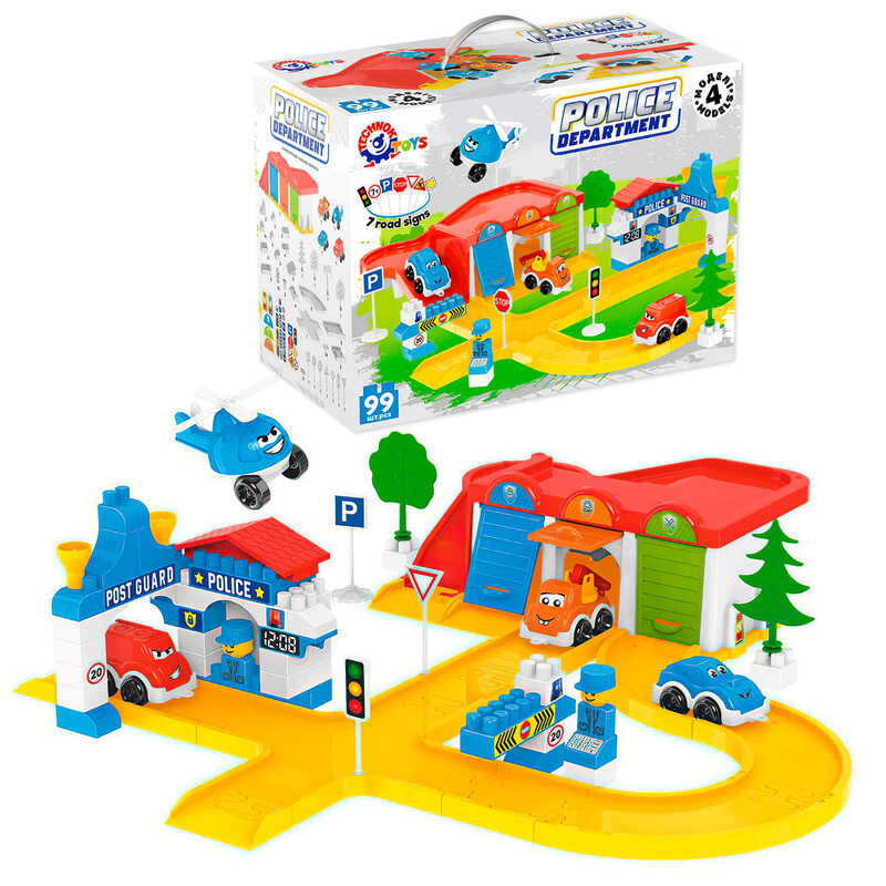 гр Паркінг 0006 (3) "Technok Toys", 99 елементів, в коробці