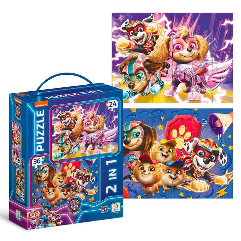 гр Пазл 2в1 "Зберігаємо світ у безпеці" 200573 (12) "DoDo", 24-36 елементів, у коробці