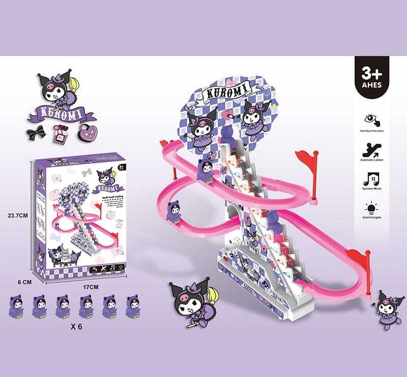 Трек 3320 (96) на батарейках, автоматичний підйомник, підсвітка, музика, герої, в коробці