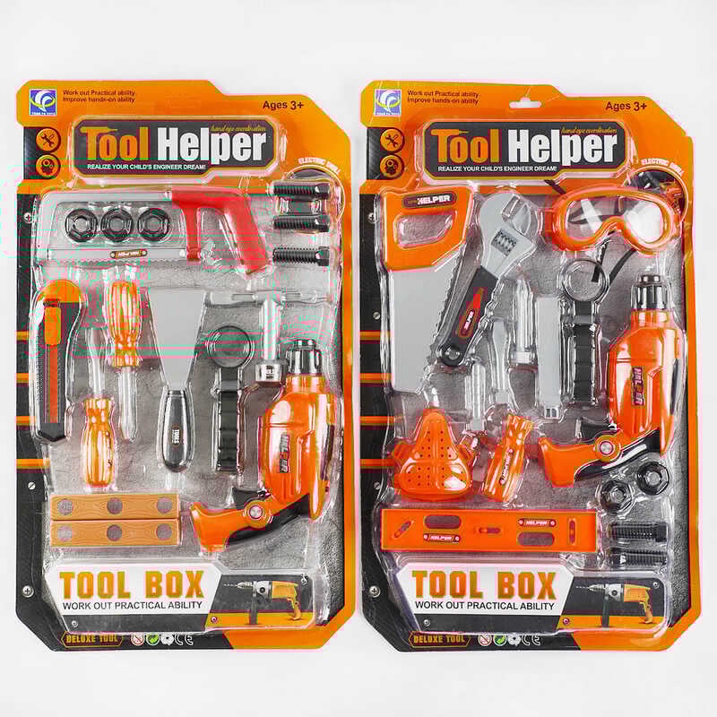 Набір інструментів YF 797 /797-1 (36/2) 2 види, електричний шурупокрут, на листі