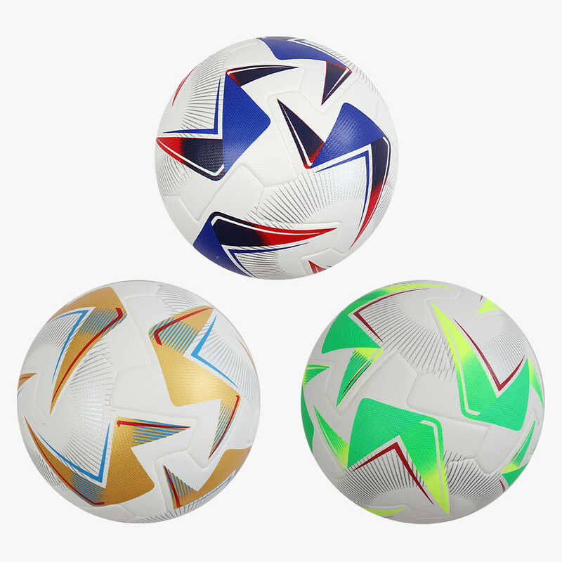 М`яч футбольний M 50363 (30) 3 види, вага 420 грамів, матеріал PU, гумовий балон, ВИДАЄТЬСЯ ТІЛЬКИ МІКС ВИДІВ