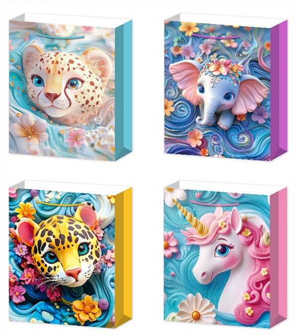 Пакет подарунковий C 75767 (480) СЕРЕДНІЙ, ВИДАЄТЬСЯ МІКС ВИДІВ