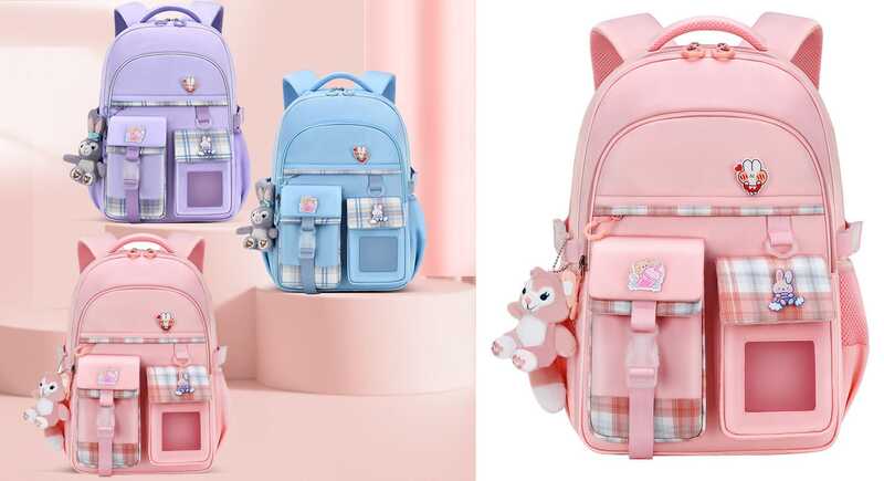 Рюкзак C 65493 (50) 1 відділення, додаткові кишені, брелок, значки, світловідбивні елементи, регульовані ремінці, висота 45 см, ВИДАЄТЬСЯ ТІЛЬКИ МІКС ВИДІВ