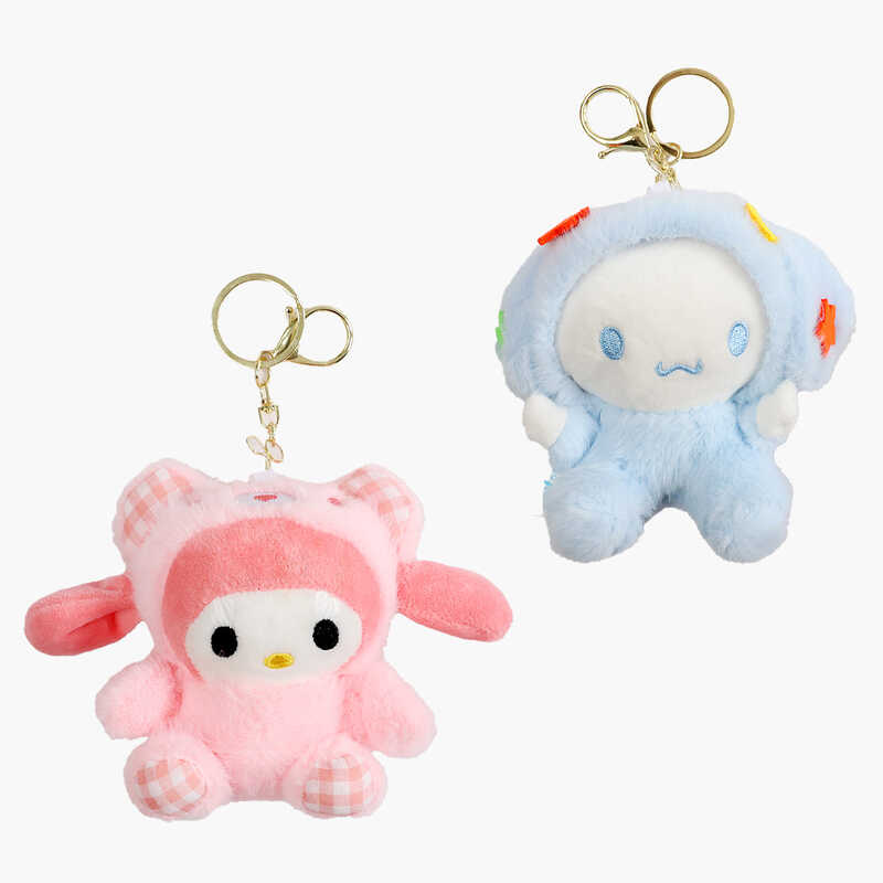 М'яка іграшка-брелок M 17958 (600) ЦІНА ЗА 1 ШТУКУ, герой, середня висота - 12 см, кільце, карабін