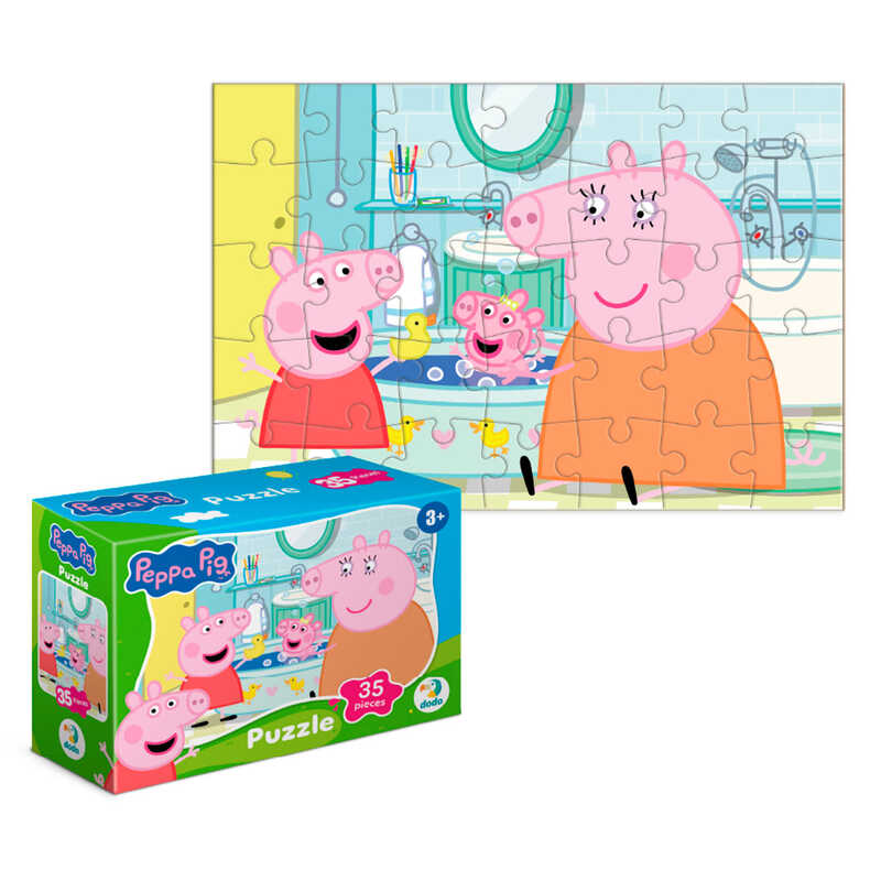 гр Пазл-міні "Качечки у ванній" 200679 (44) "DoDo", герої, 35 елементів, розмір - 20х13 см, в коробці