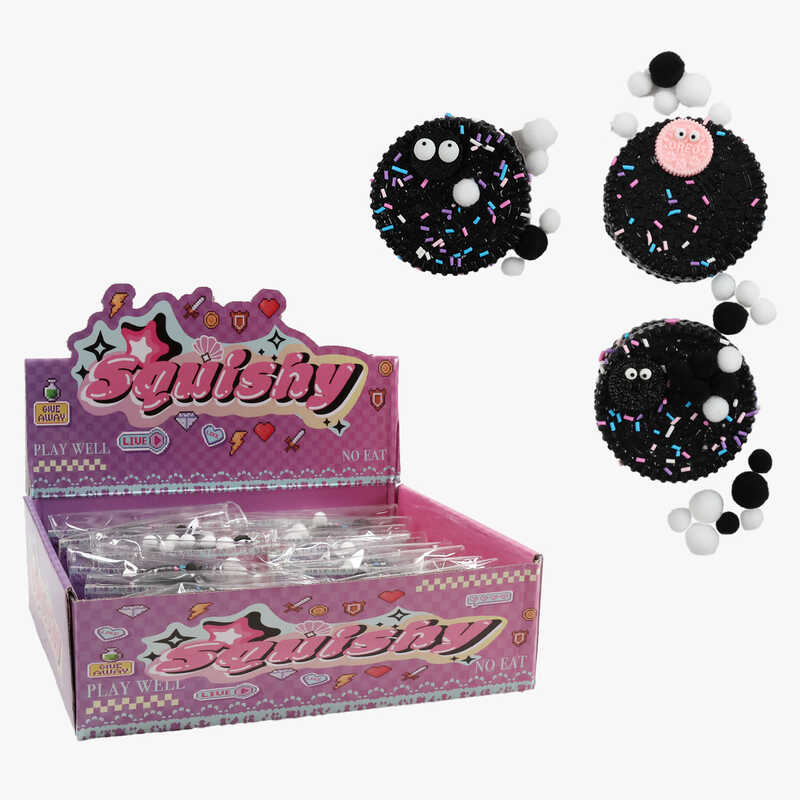 Гра антистрес C 72395 (24) ЦІНА ЗА 16 ШТУК В БЛОЦІ, “Печиво”, розмір  - 6.5х6.5 см, в коробці