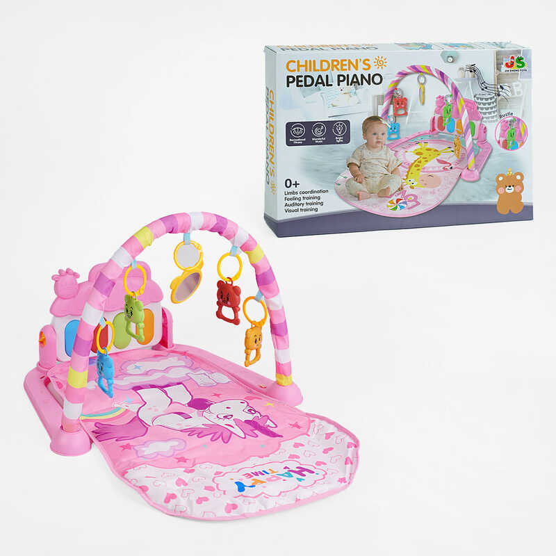 Килимок 518 A21 (20) звук, підсвічування, піаніно, 5 підвісок, ростомір, в коробці