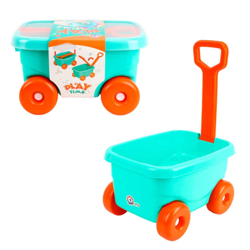 гр Візок 9802 (2) "Technok Toys", розміри: 38х28х22 см, висота ручки: 54 см
