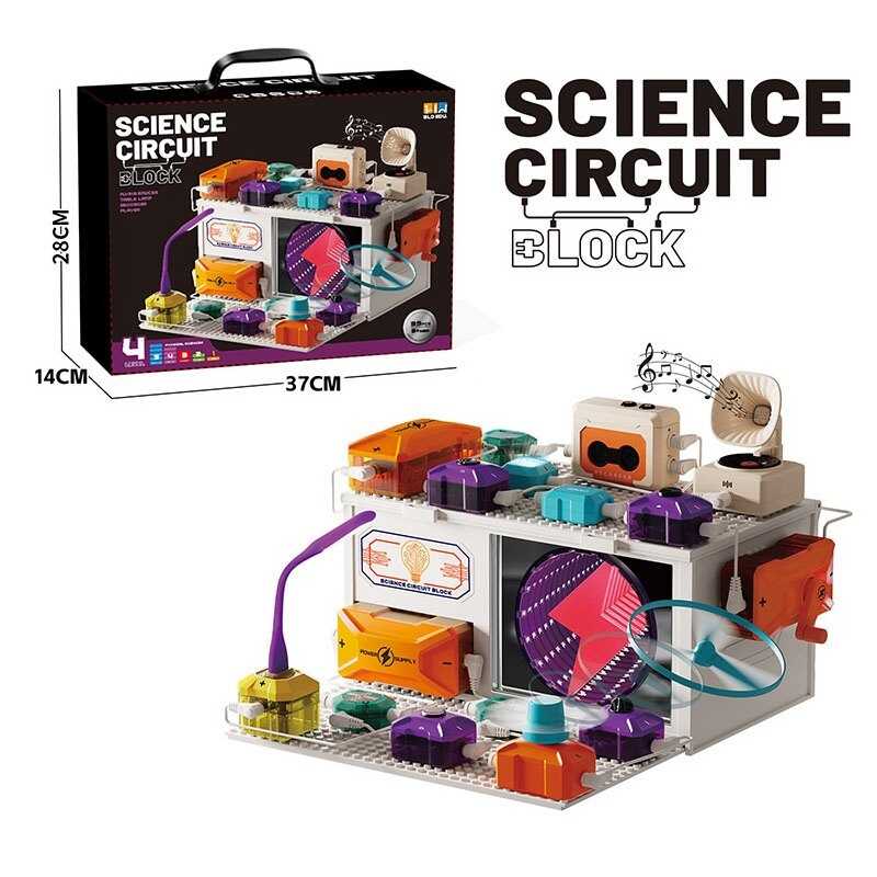 Електронний конструктор D 4011 (18/2) в коробці