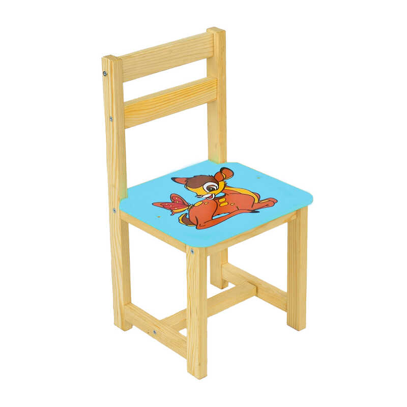 гр Стілець "Оленя Бембі" 4023 (1) колір блакитний, ТМ "Мася"