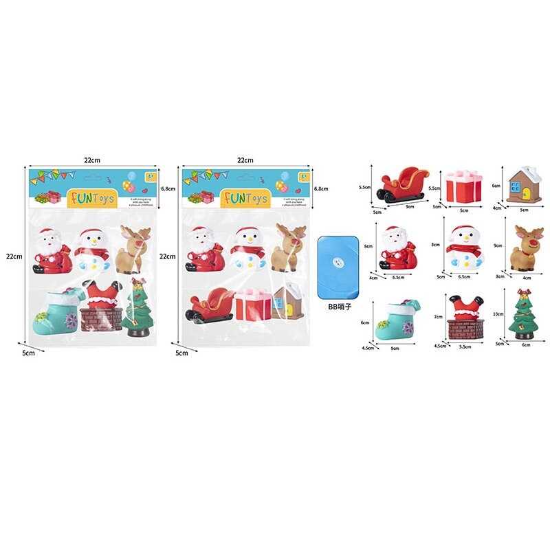 Набір пискавок YRB 01-8 (144/2) 2 види, 6 фігурок, гумові, в пакеті