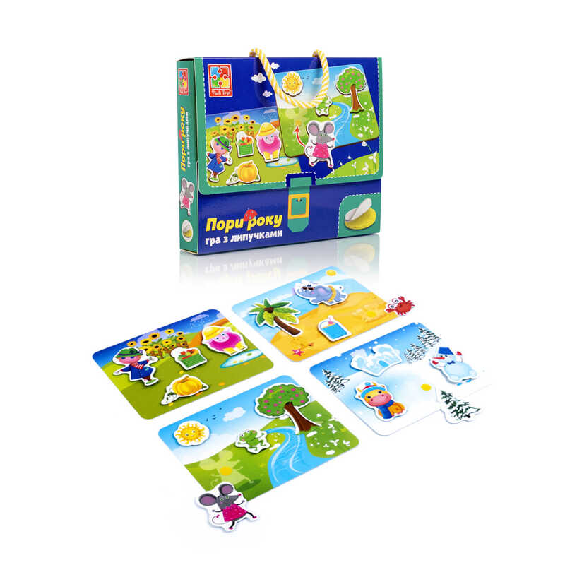 гр Гра настільна "Яка пора року?" - VT1302-25 /укр/ (18) "Vladi Toys"