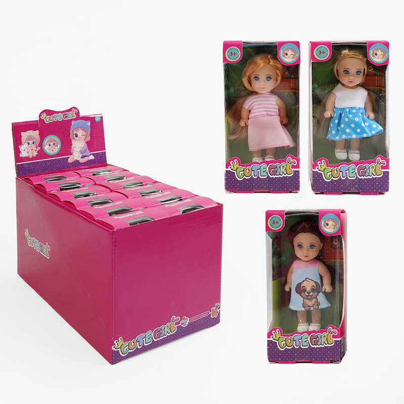 Лялька GN 686 B3 (24/2) висота: 11,5см, знімний одяг, в коробці, ЦІНА ЗА 12 ШТУК В БЛОЦІ