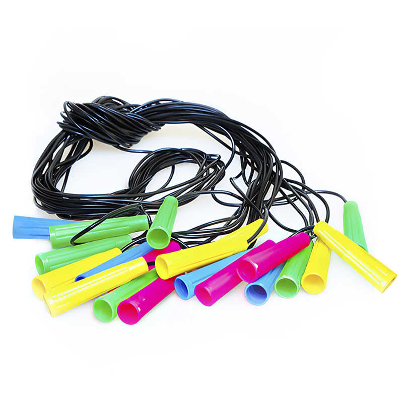 гр Скакалка №7 чорна 5мм 2,8см 035/11 (10) ЦІНА ЗА ЗВ’ЯЗКУ, У ЗВ’ЯЗЦІ 10ШТ "BAMSIC"