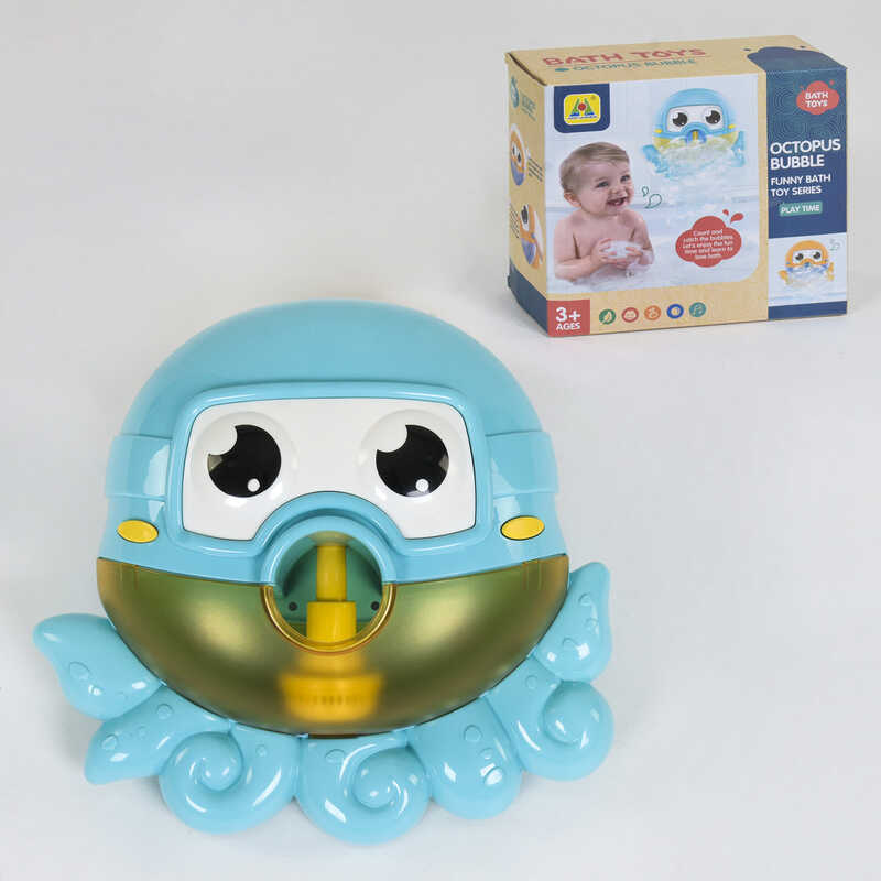 Гра для купання Восьминіг HG 596 (48) видуває мильні бульбашки, мелодія, на присосці, в коробці