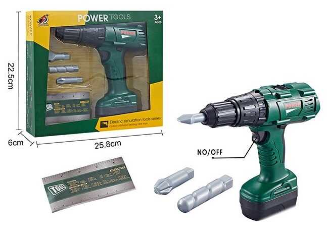 Шурупокрут 0223-11 (48/2) 3 насадки, на батарейках, в коробці