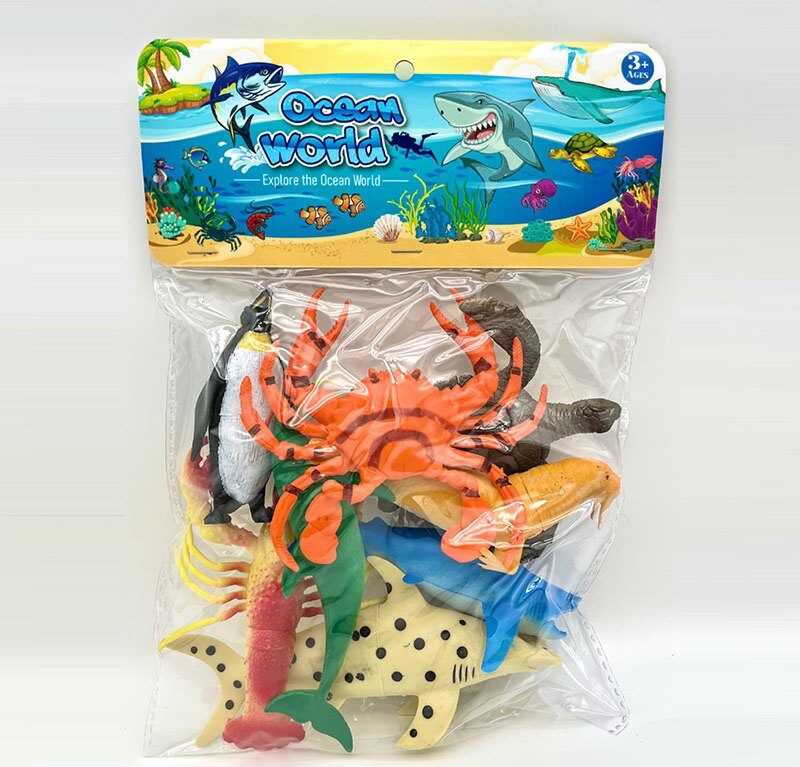 Морські жителі 104-11 (120/2) 8 штук, в пакеті