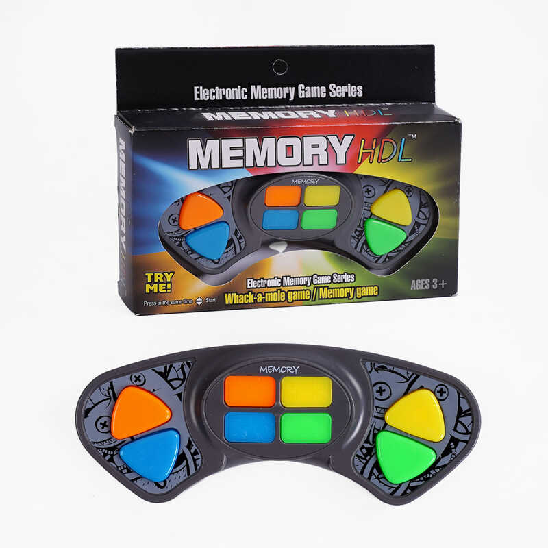 Електронна меморі гра G 99-6 B (288) кольорове підсвічування, звуковий супровід, в коробці