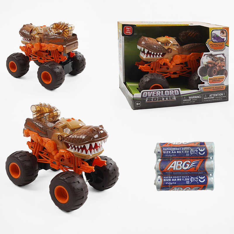 Машина HK 019 (32) підсвічування, мелодія, звуки, інерція, парогенератор, у коробці