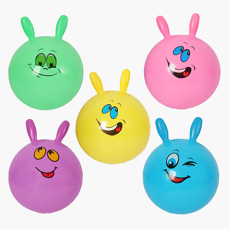 М`яч для фітнесу C 74525 (60) діаметр 35 см, висота з вушками - 40 см, у пакеті, ВИДАЄТЬСЯ МІКС