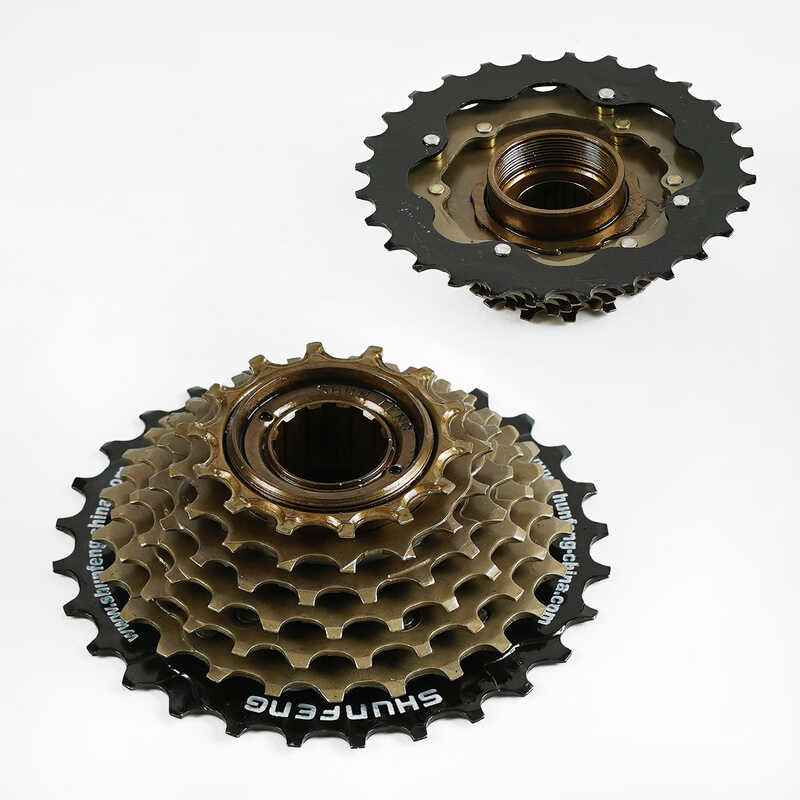 Тріскачка задня 14-28Т SHUNFENG SF-FW 05-7 S (50) 7 швидкостей (7 зірок), в сборі