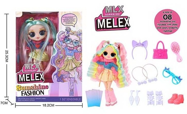 Лялька 880-3 , 16 см, шарнірні суглоби, аксесуари, взуття, в коробці