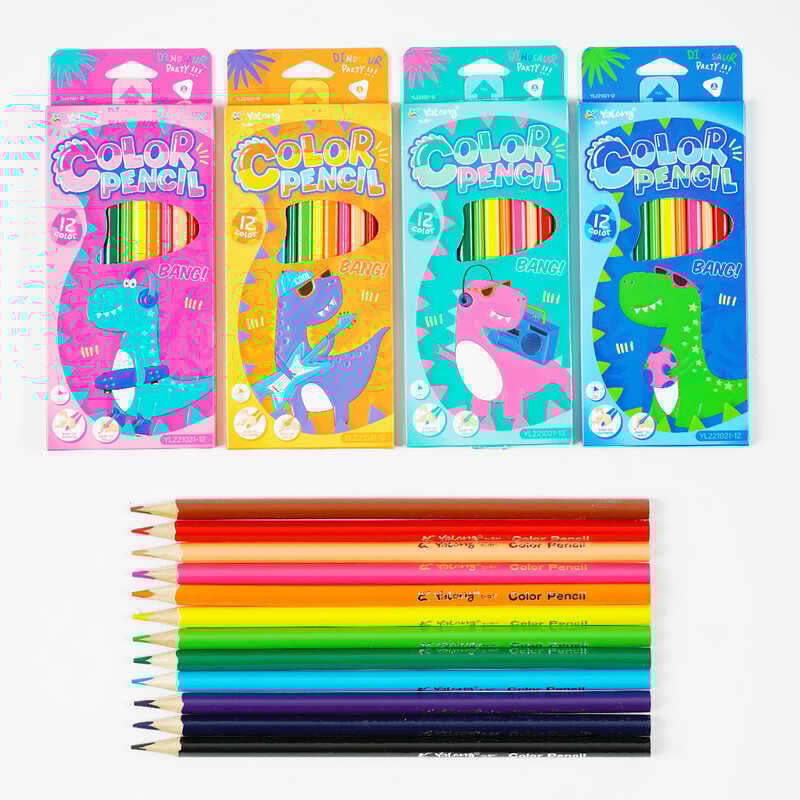 Олівці C 61987 (240) 4 види, 12 штук, в коробці, ВИДАЄТЬСЯ ТІЛЬКИ МІКС ВИДІВ