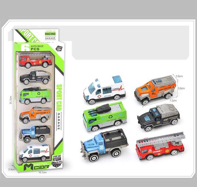 Набір машин XL 31606 A (120/2) в коробці