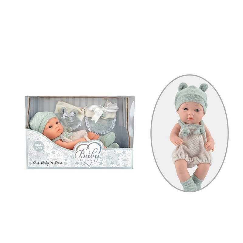 Пупс 202-1 (24/2) знімний одяг, довжина 27 см, м’якотілий, аксесуари, в коробці