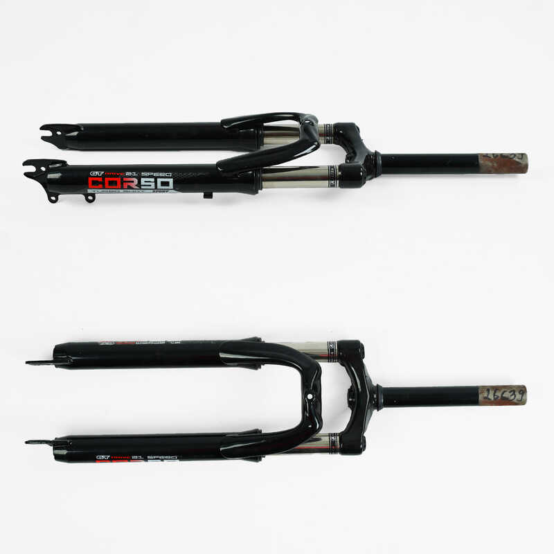 Вилка велосипедна амортизаційна 26573/26639 "INTENSE" (10) матеріал сталь, 38мм, без перемикача