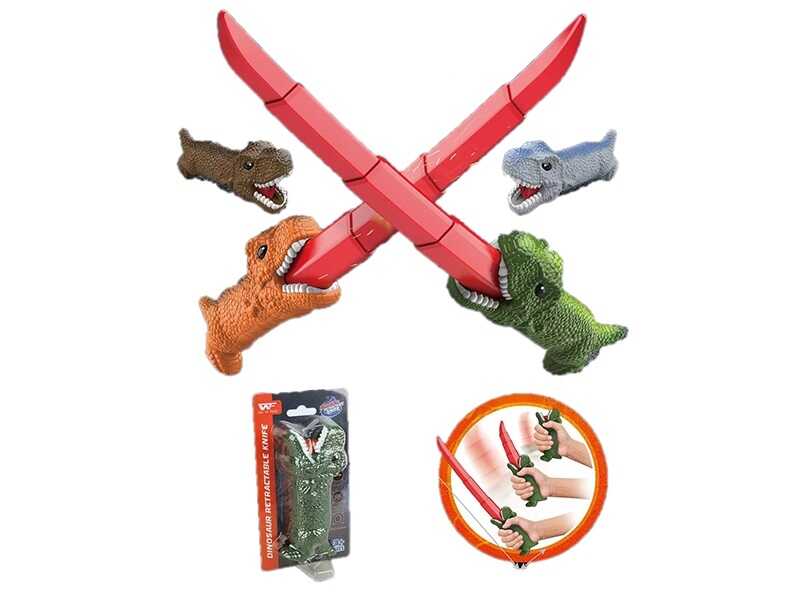 Меч-антистрес 882 C (432/2) ВИДАЄТЬСЯ ТІЛЬКИ МІКС ВИДІВ “Динозавр”, на листі