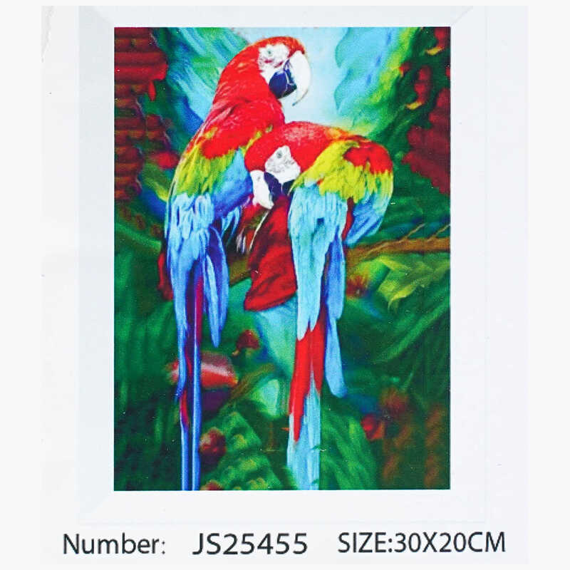 Алмазна мозаїка JS 25455 (50) "TK Group", "Птахи", 30х20 в коробці