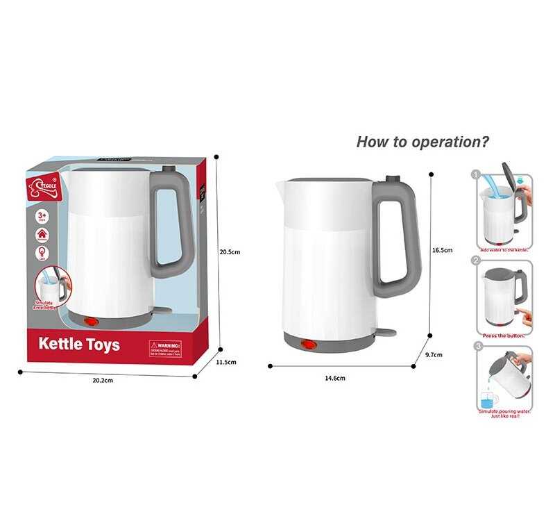 Чайник F 2322 (48/2) звук, підсвічування, на батарейках, в коробці