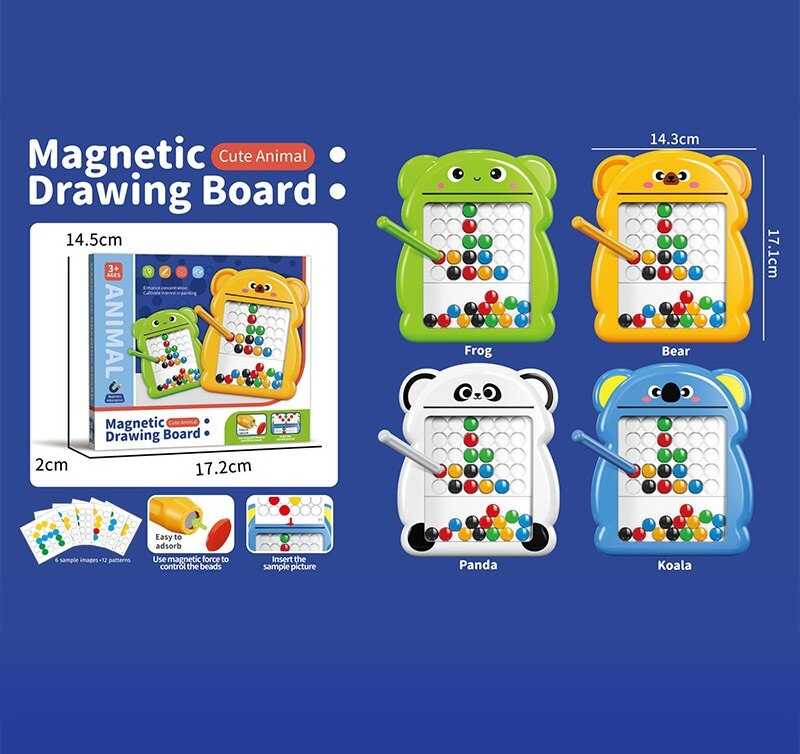 Мозаїка 761-10 (192)17 х14.5 см, картки з завданнями, магнітний стилус, в коробці, ВИДАЄТЬСЯ ТІЛЬКИ МІКС ВИДІВ