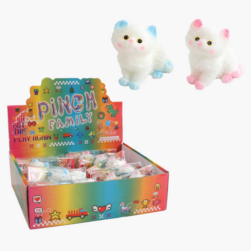 Гра антистрес C 70864 (24) ЦІНА ЗА 12 ШТУК В БЛОЦІ, “Котик”, в коробці